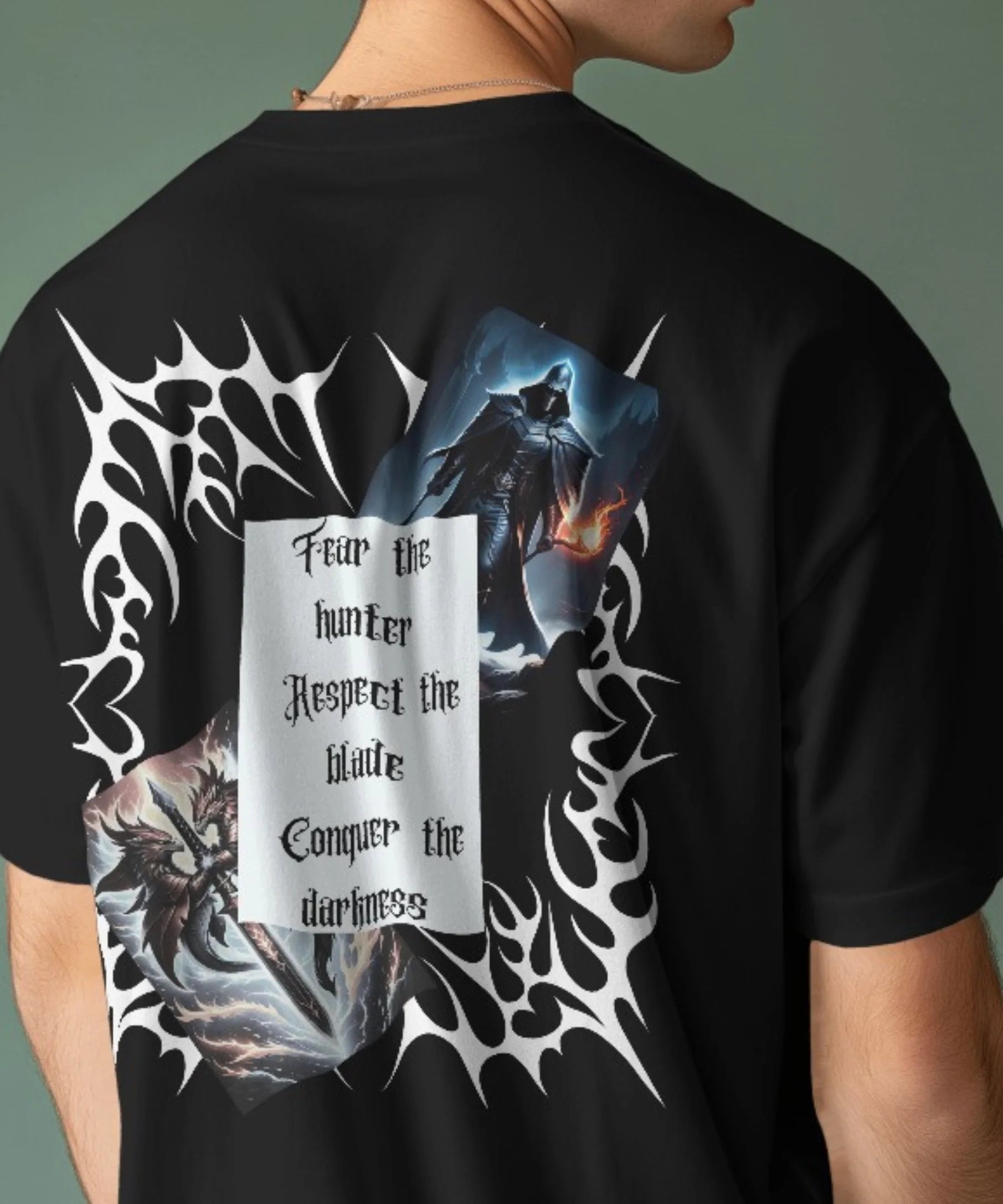 The Night Conqueror Oversized T-Shirt - JXN Fury The Night Conqueror Oversized T-Shirt - JXN Fury