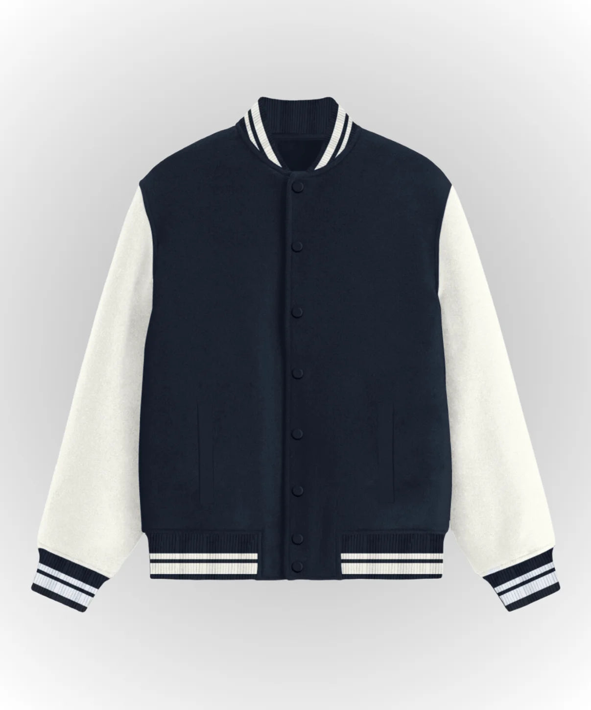 Navy Blue Varsity Jacket