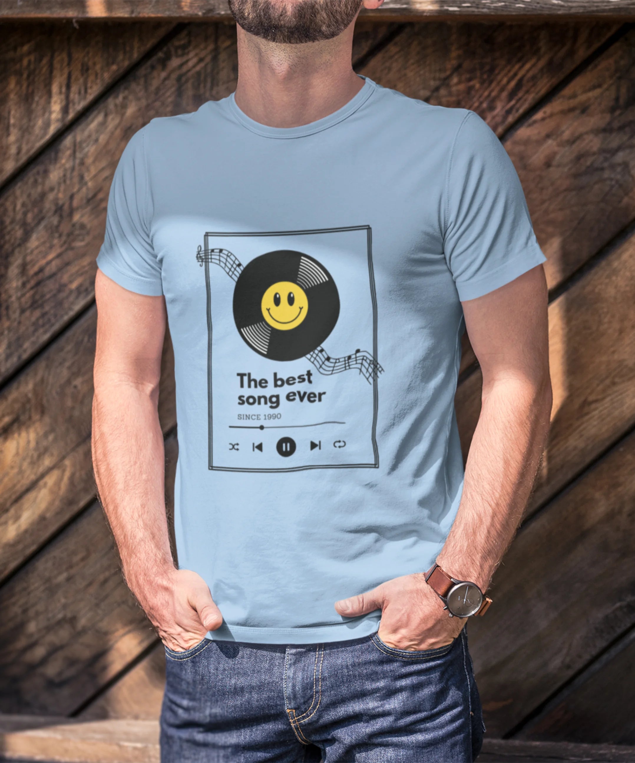 The Best Song Ever Smiley T-Shirt - JXN Fury