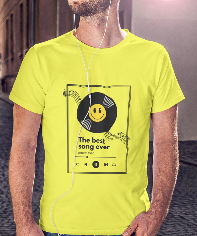 The Best Song Ever Smiley T-Shirt - JXN Fury