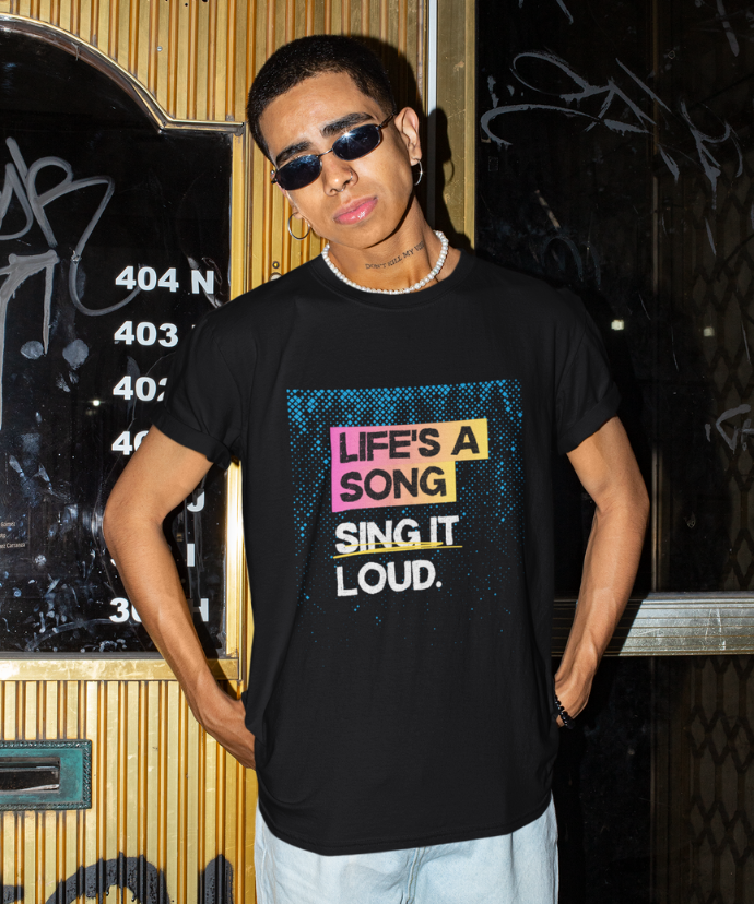 Life's a Song Inspirational T-Shirt - JXN Fury