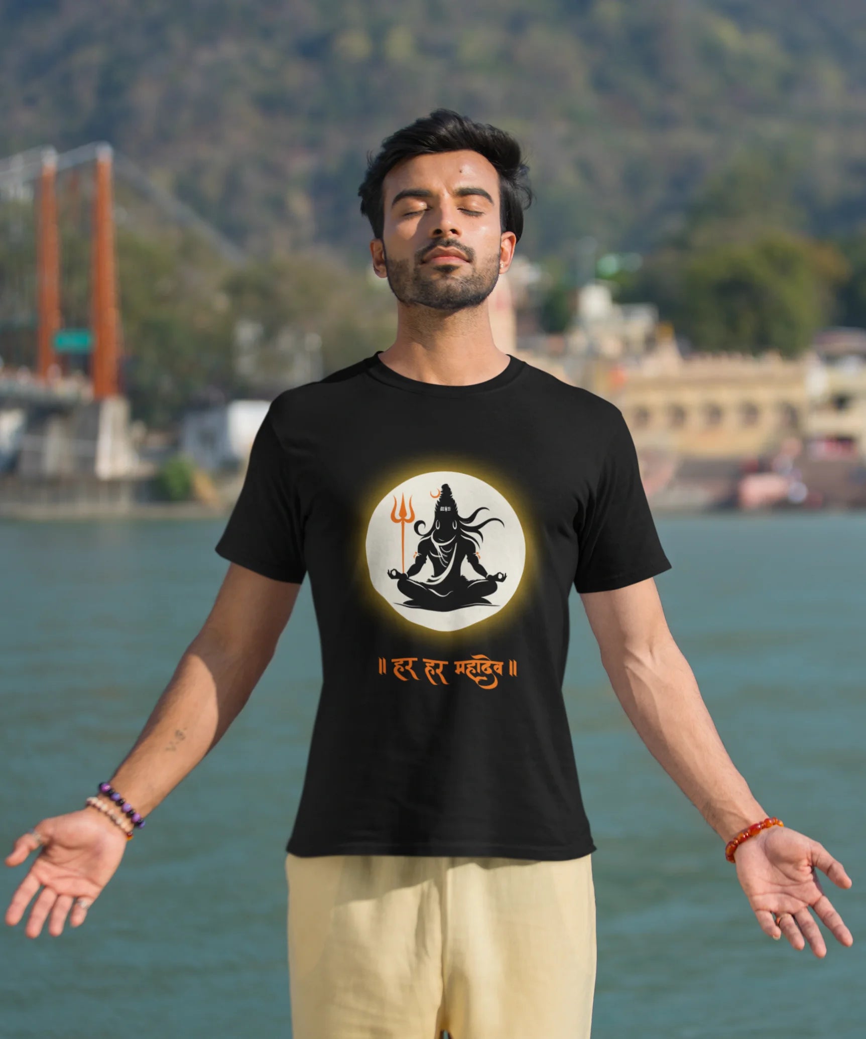 Har Har Mahadev Shiva T-Shirt - JXN Fury