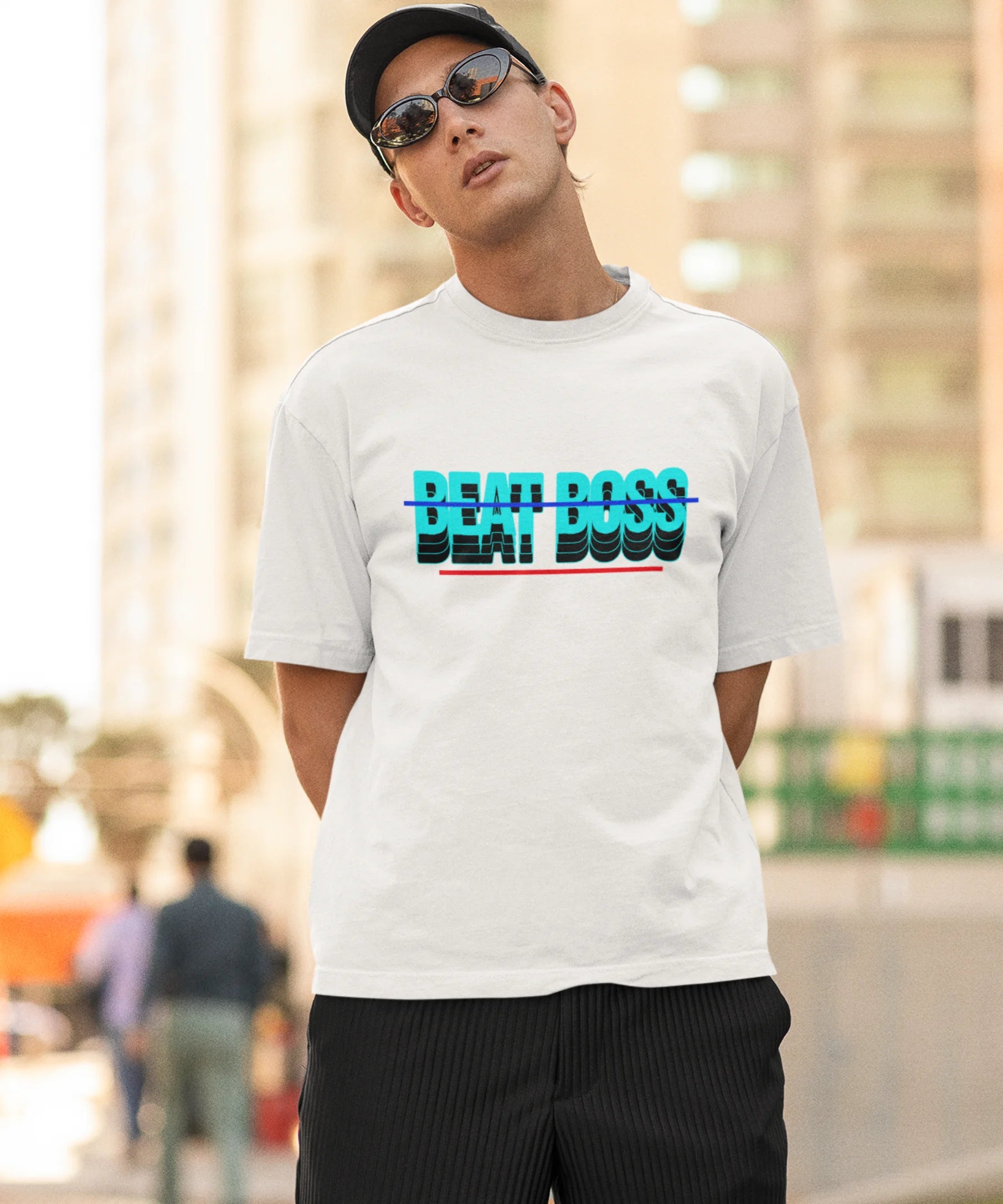 Beat Boss Oversized T-Shirt - JXN Fury