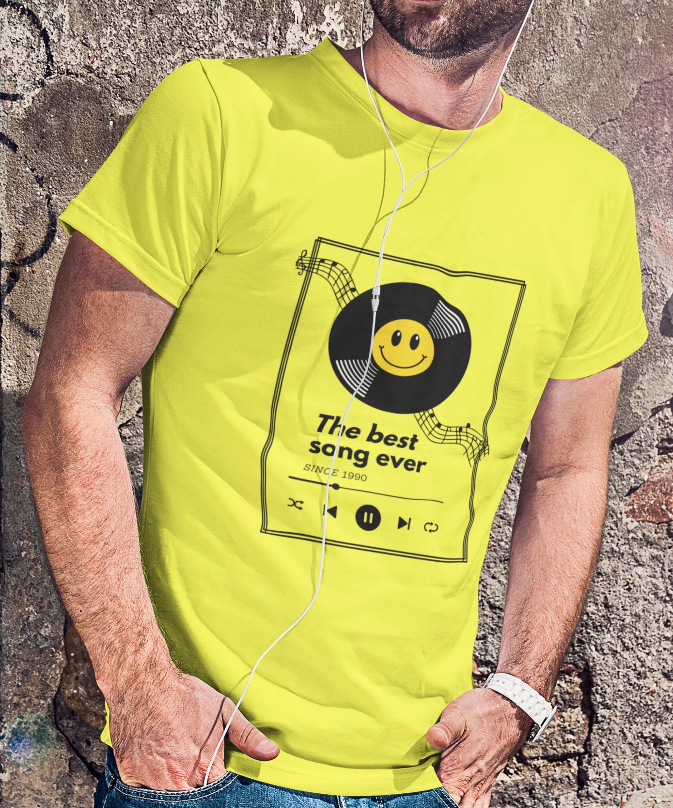 The Best Song Ever Smiley T-Shirt - JXN Fury