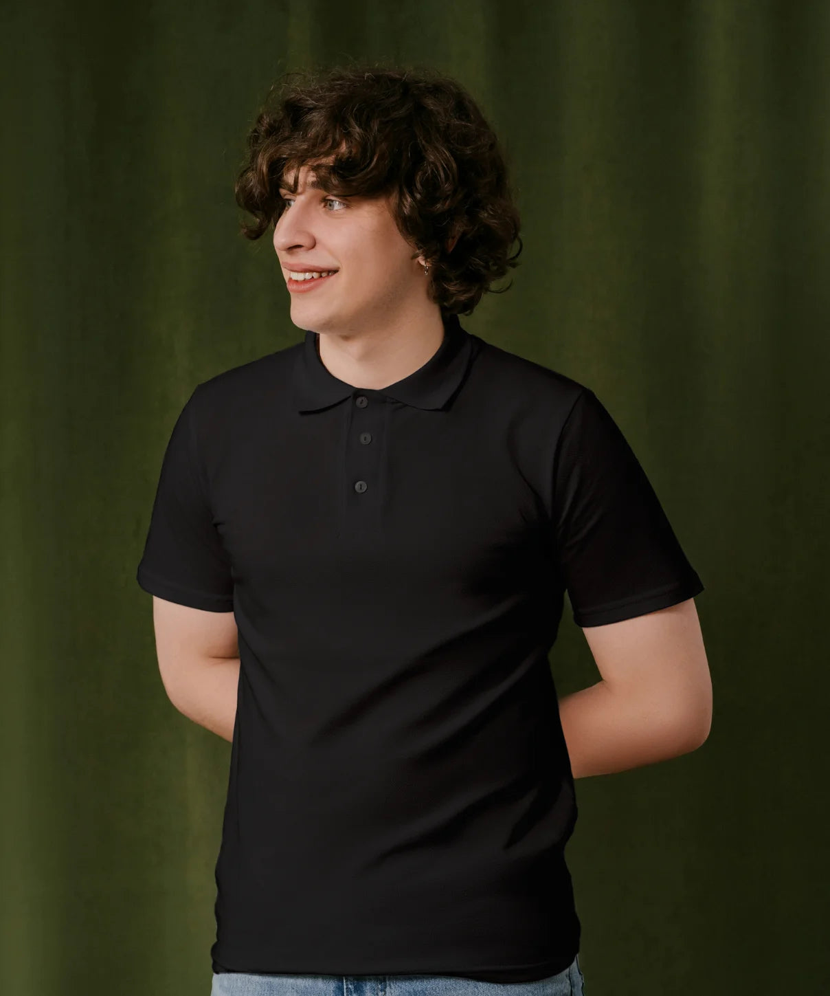 Black Polo T-Shirt