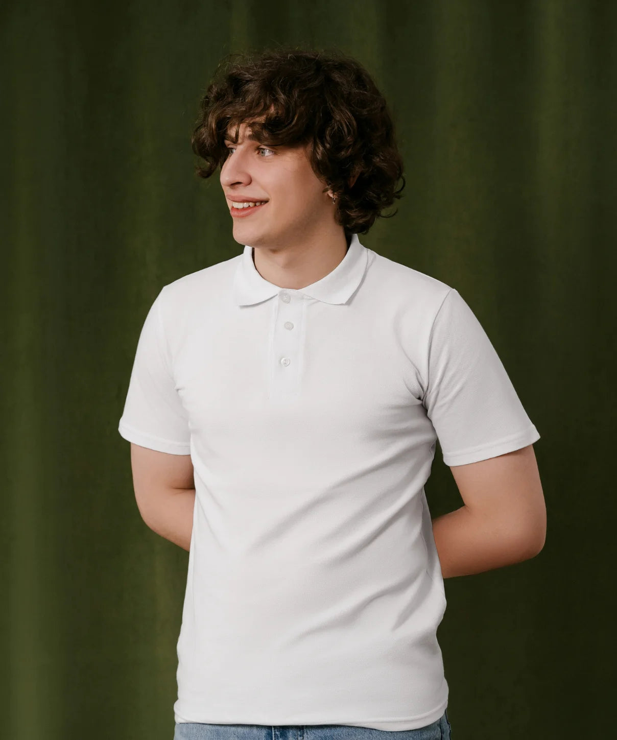 White Polo T-Shirt