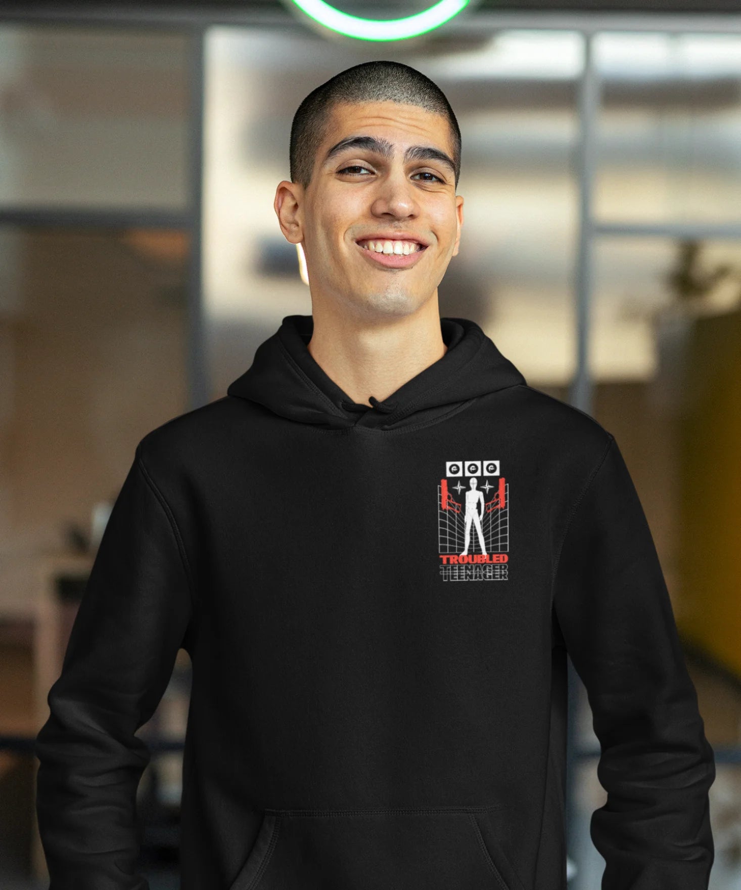 Troubled Teenager Graphic Hoodie