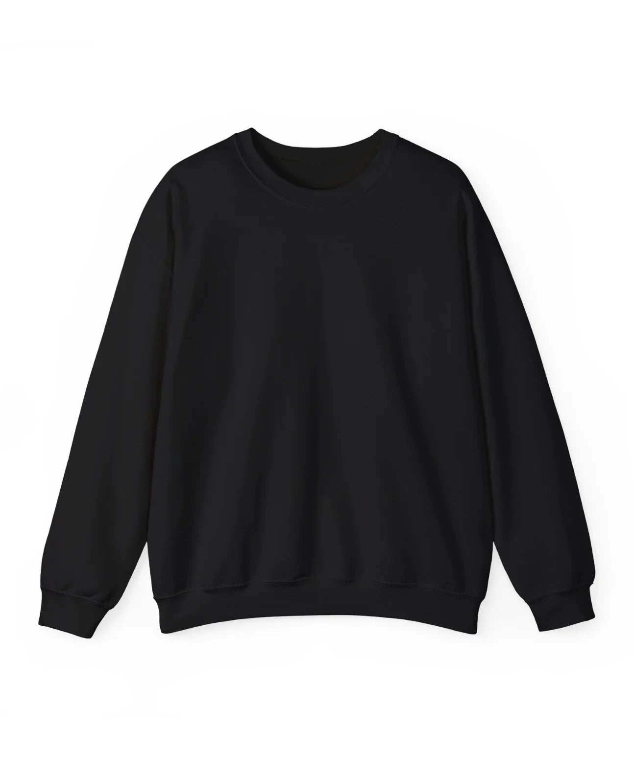 Black Solid Sweatshirt