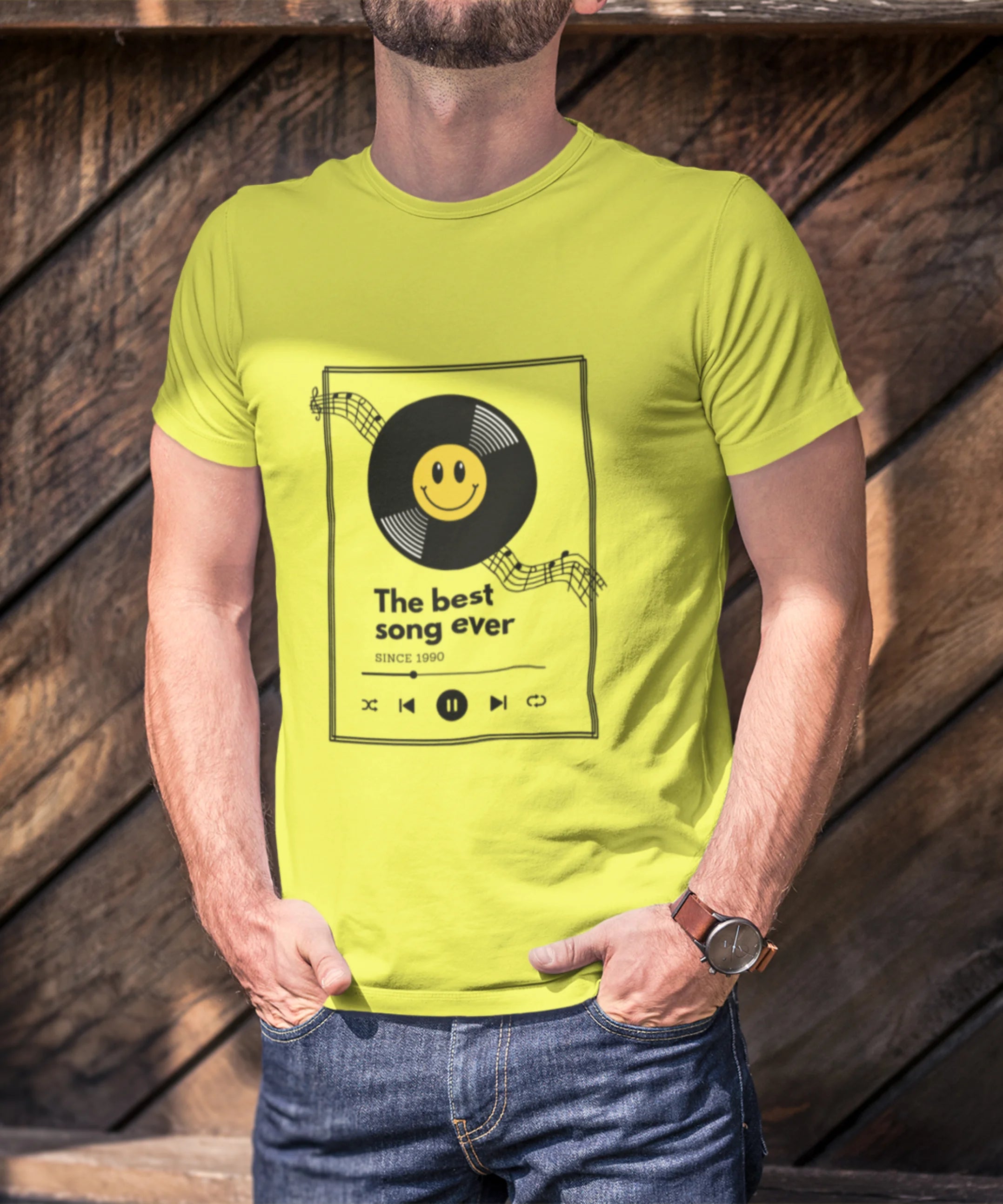 The Best Song Ever Smiley T-Shirt - JXN Fury