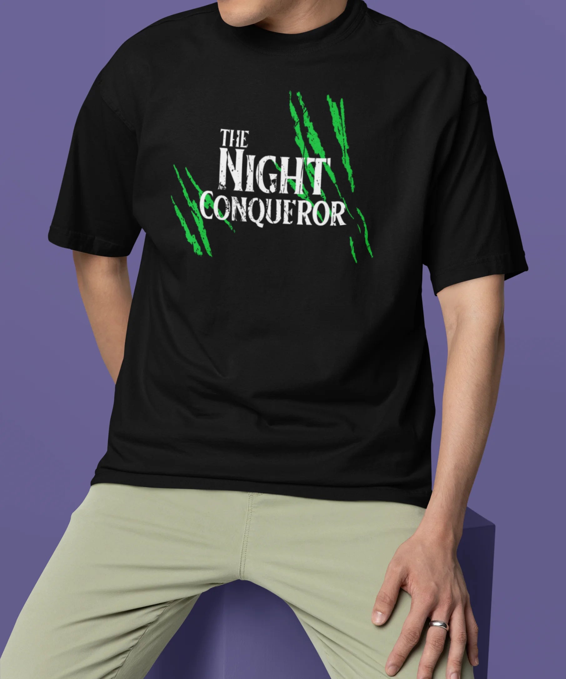 The Night Conqueror Oversized T-Shirt - JXN Fury