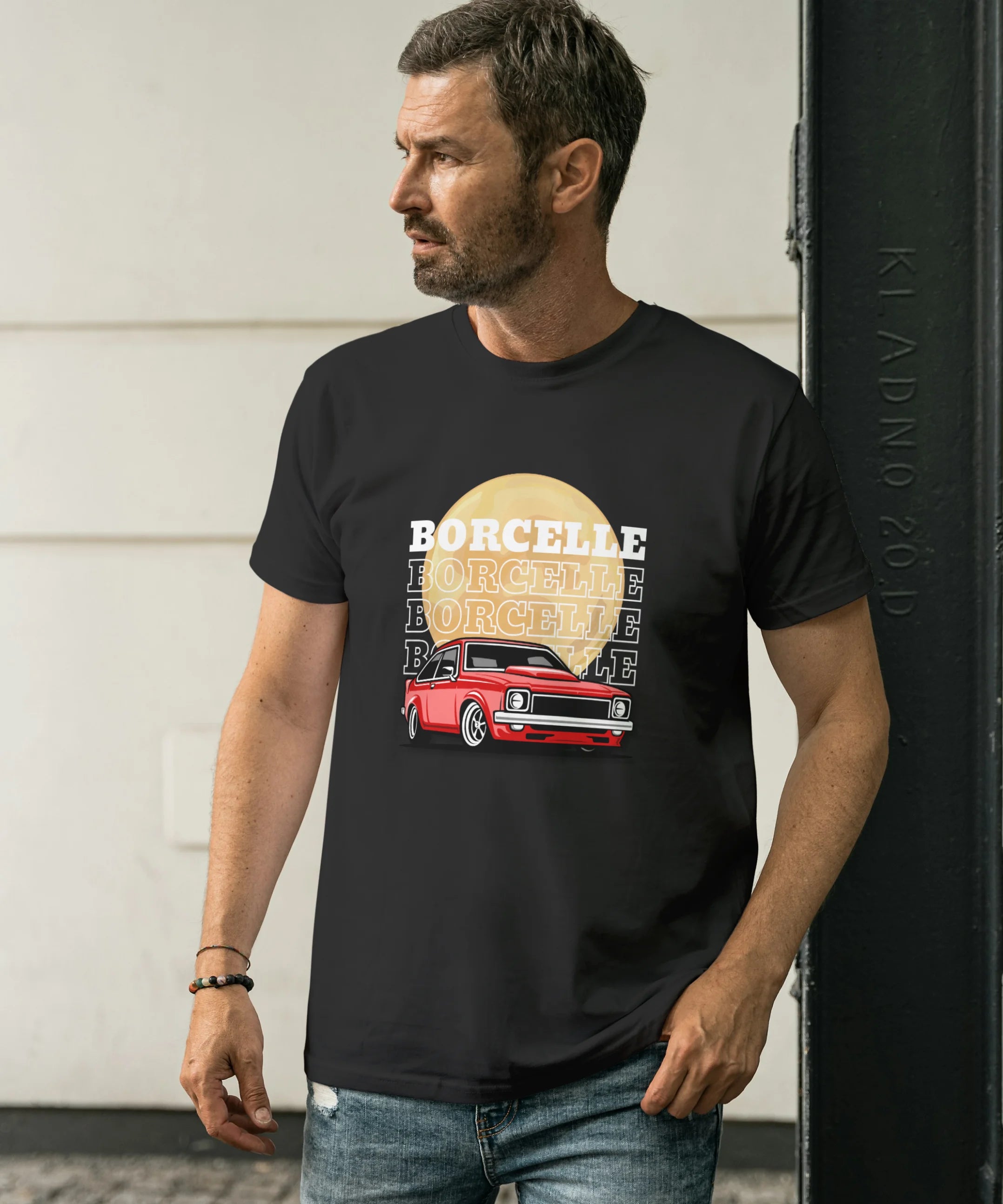 Borcelle Retro Muscle Car Classic T-Shirt - JXN Fury