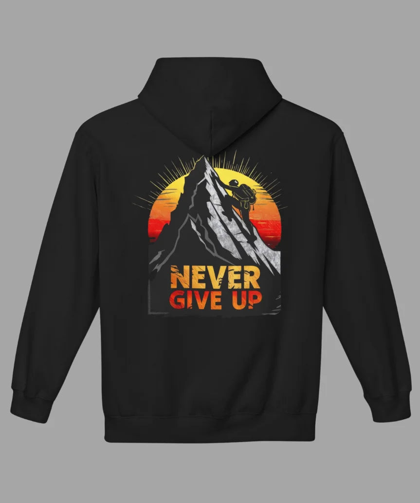 Never Give Up Oversized Hoodie