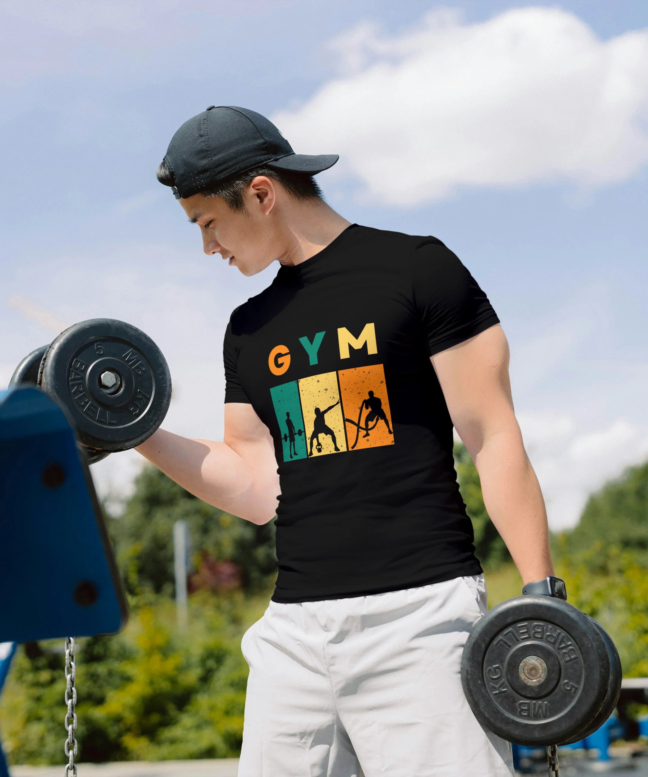 GYM Round Neck Classic T-shirt - JXN Fury