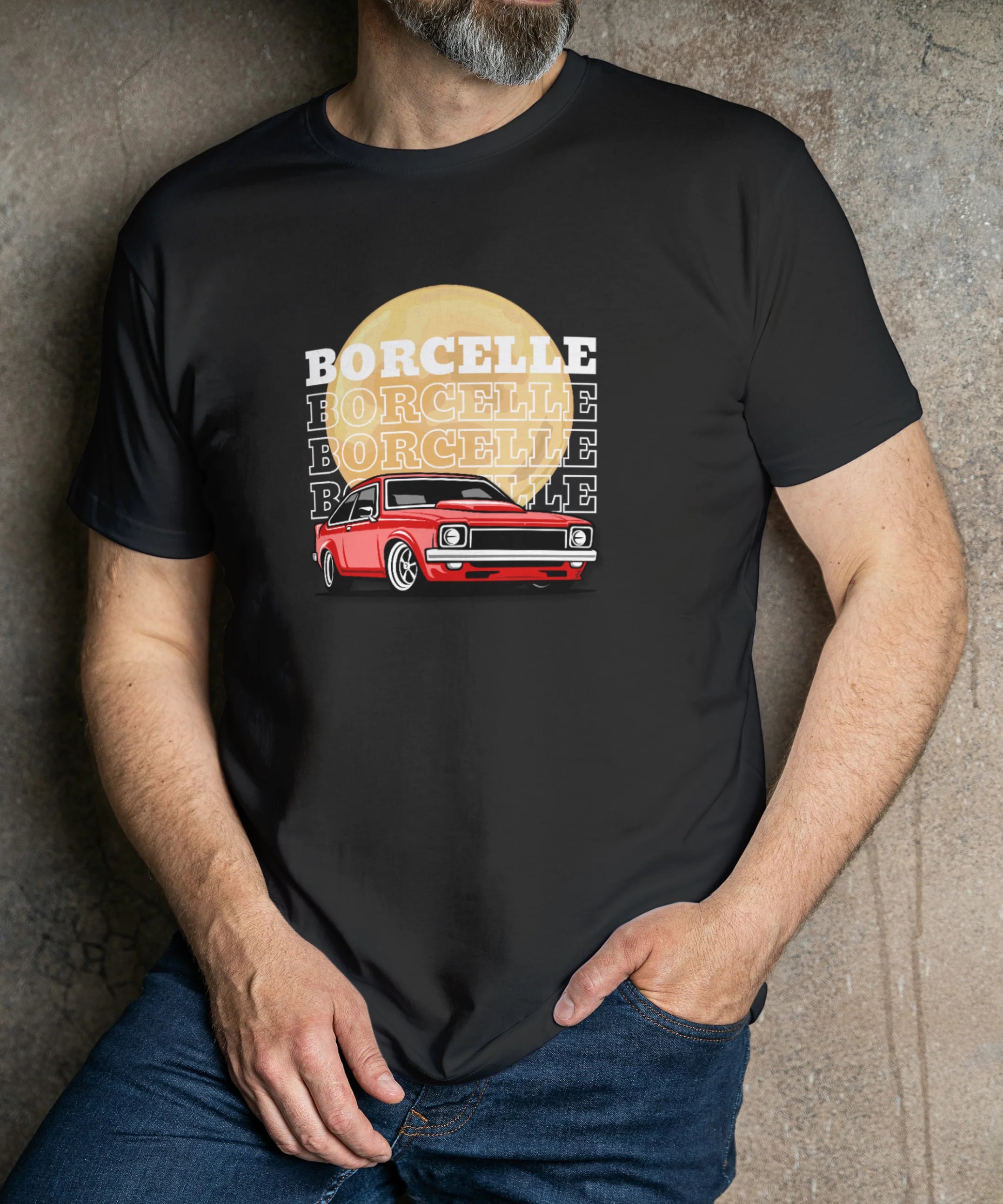 Borcelle Retro Muscle Car Classic T-Shirt - JXN Fury