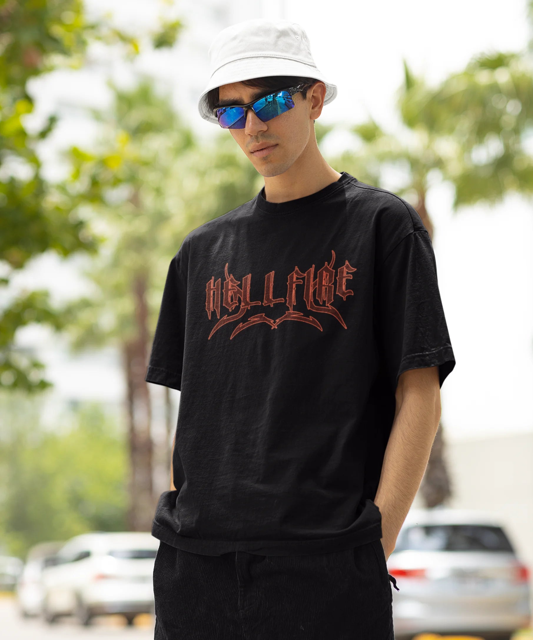 Hellfire Oversized T-Shirt - JXN Fury