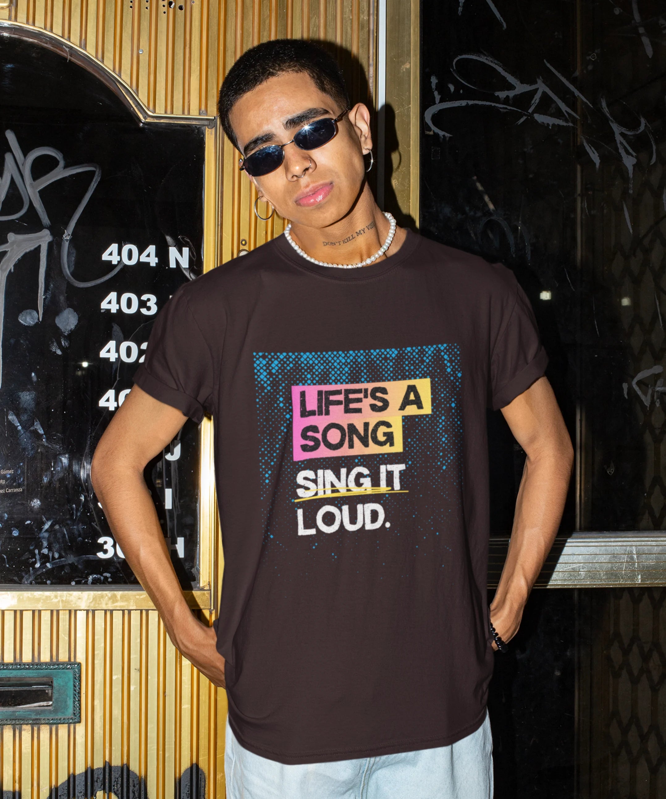 Life's a Song Inspirational T-Shirt - JXN Fury