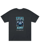 Steel Army Round Neck Classic T-shirt - JXN Fury