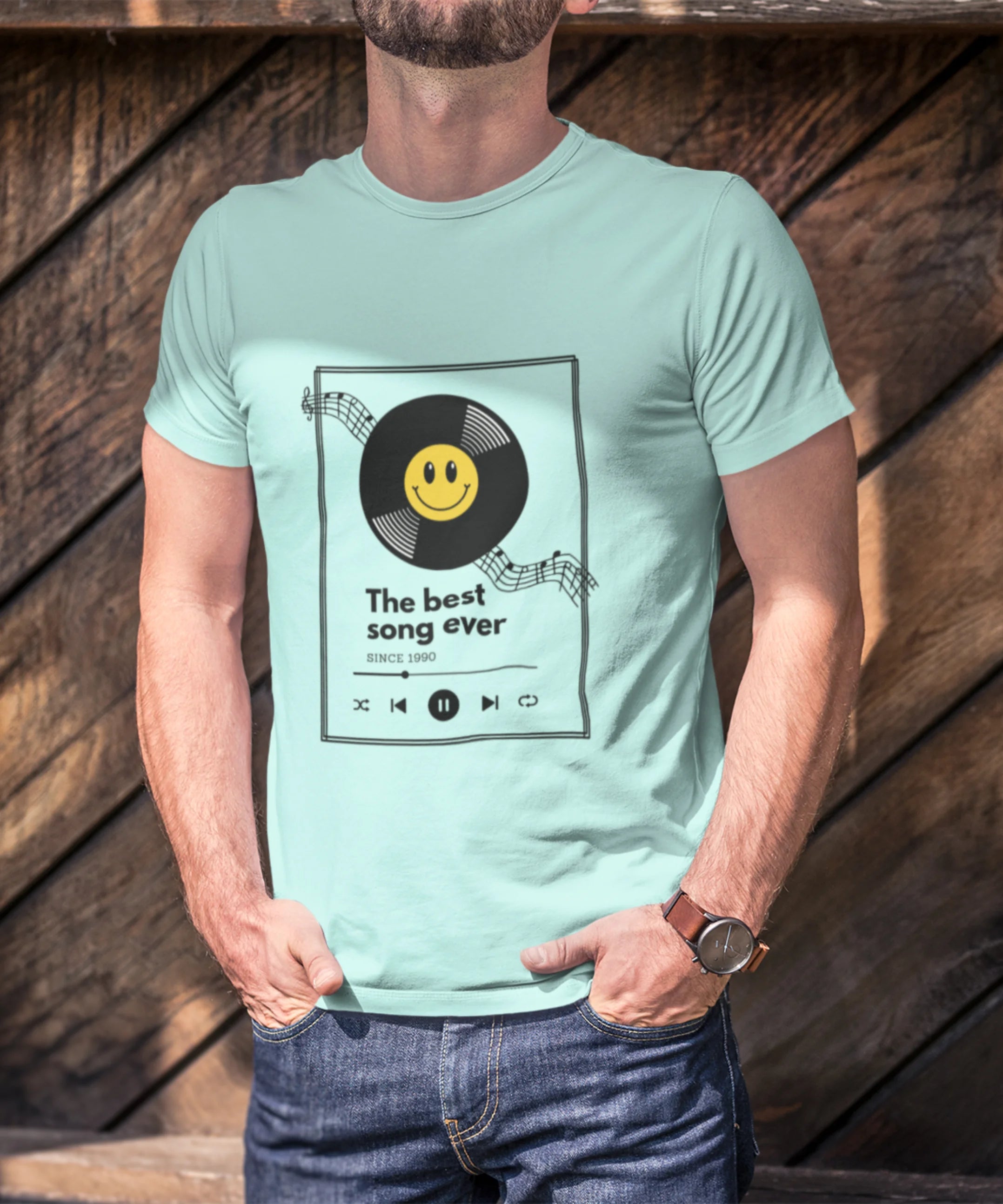 The Best Song Ever Smiley T-Shirt - JXN Fury