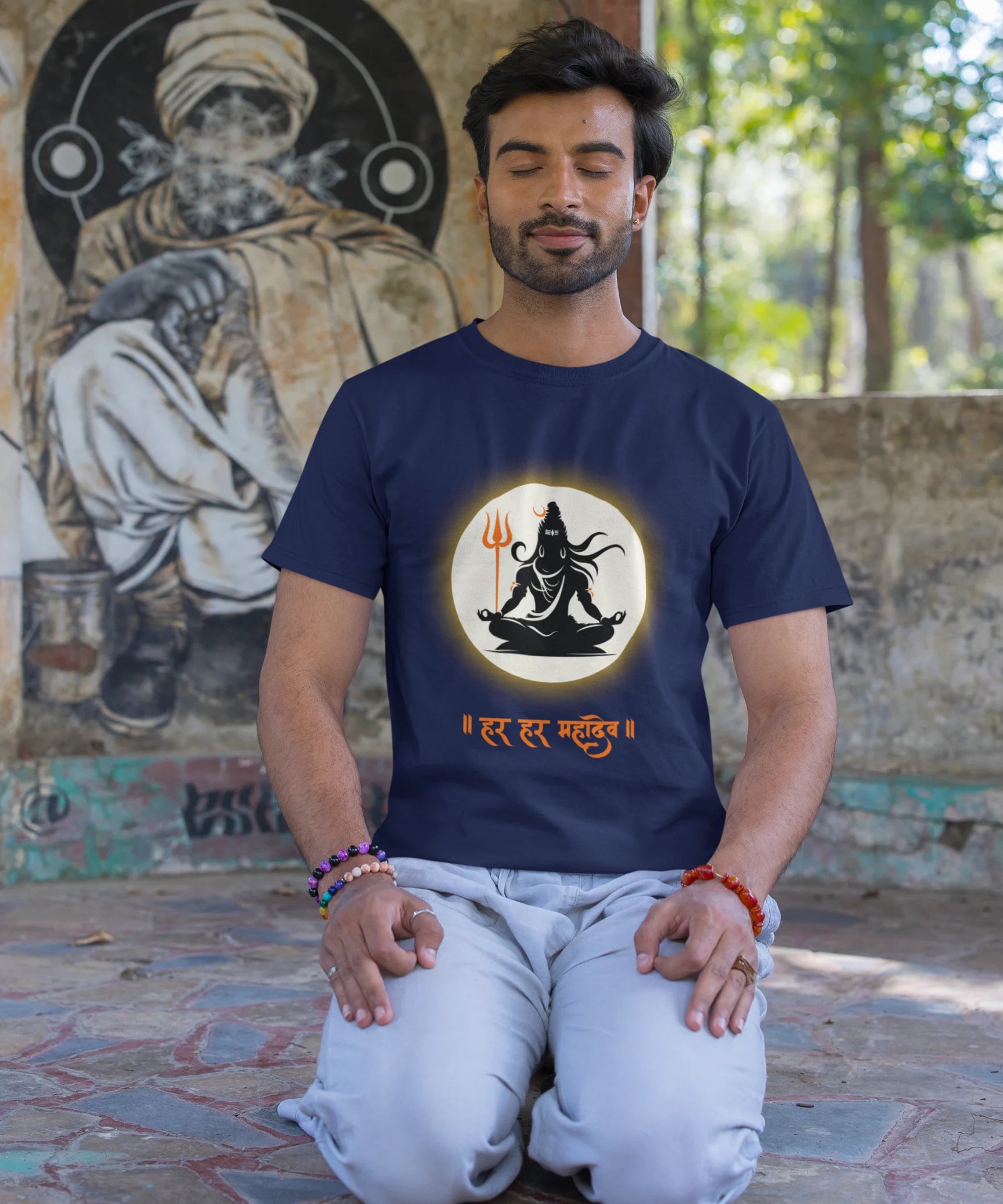 Har Har Mahadev Shiva T-Shirt - JXN Fury