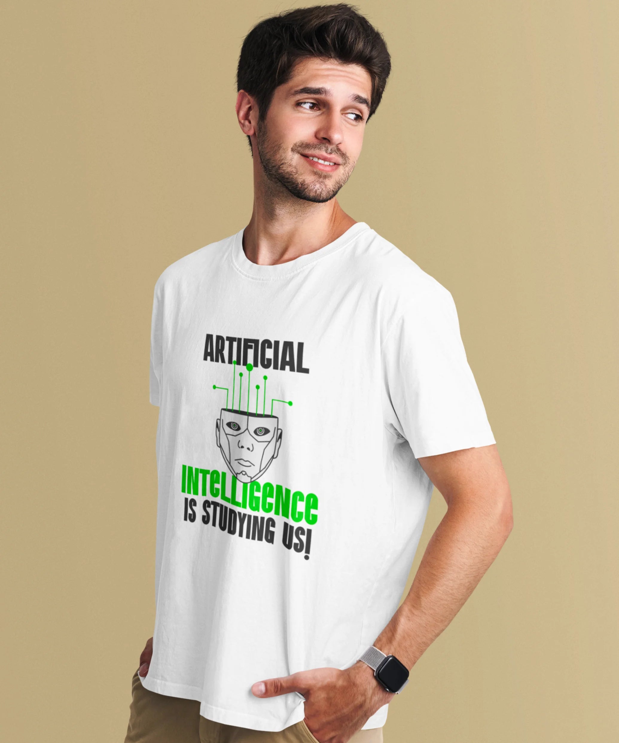 AI Observer Tech T-Shirt.