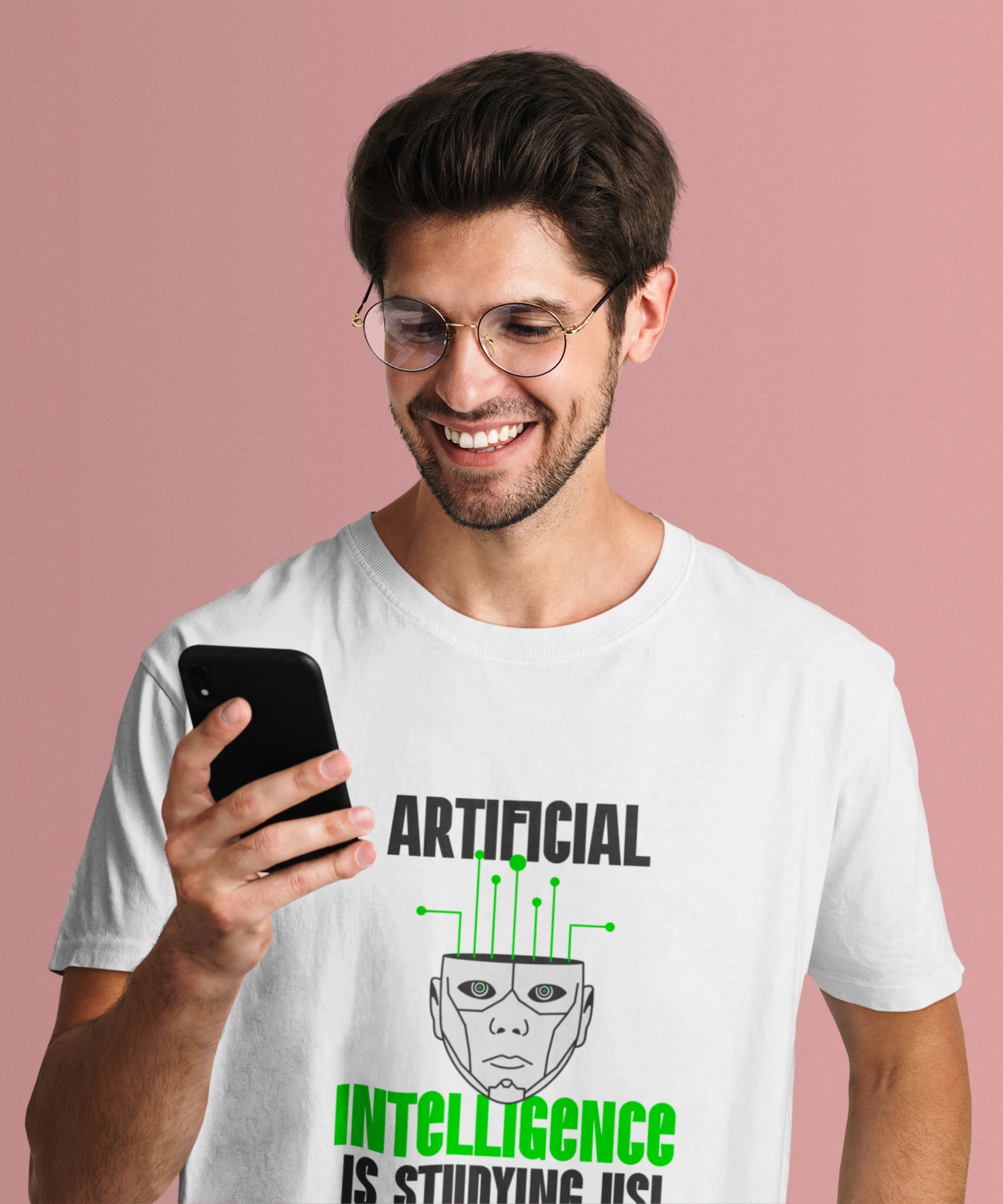AI Observer Tech T-Shirt.