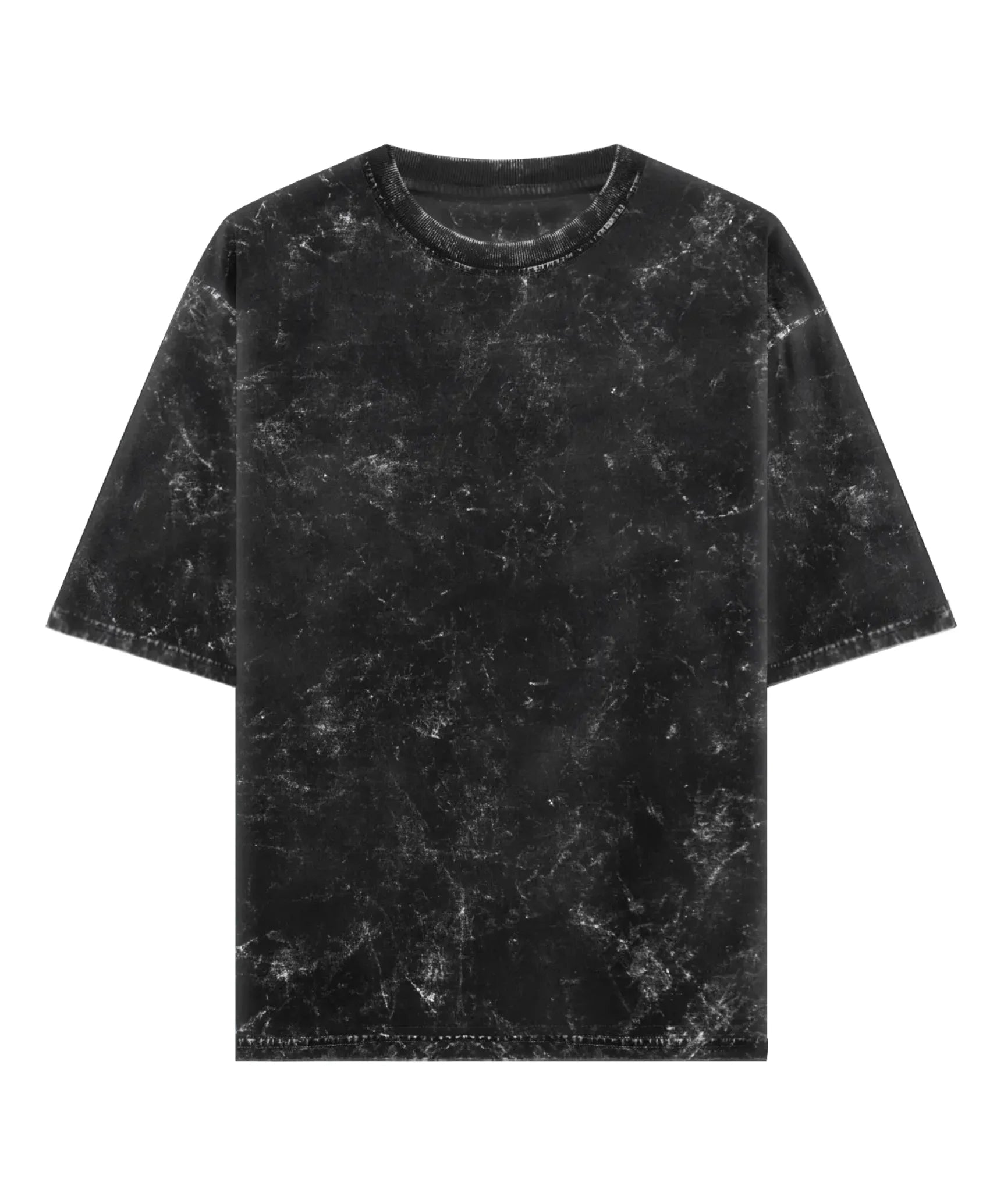 Black Acid Wash Oversized T-Shirt.
