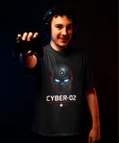 Cybernetic Robot Samurai Oversized T-Shirt.