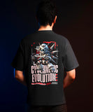 Cybernetic Robot Samurai Oversized T-Shirt.