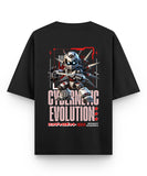 Cybernetic Robot Samurai Oversized T-Shirt.