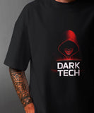 Dark Tech Hacker Oversized T-Shirt.