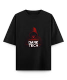 Dark Tech Hacker Oversized T-Shirt.