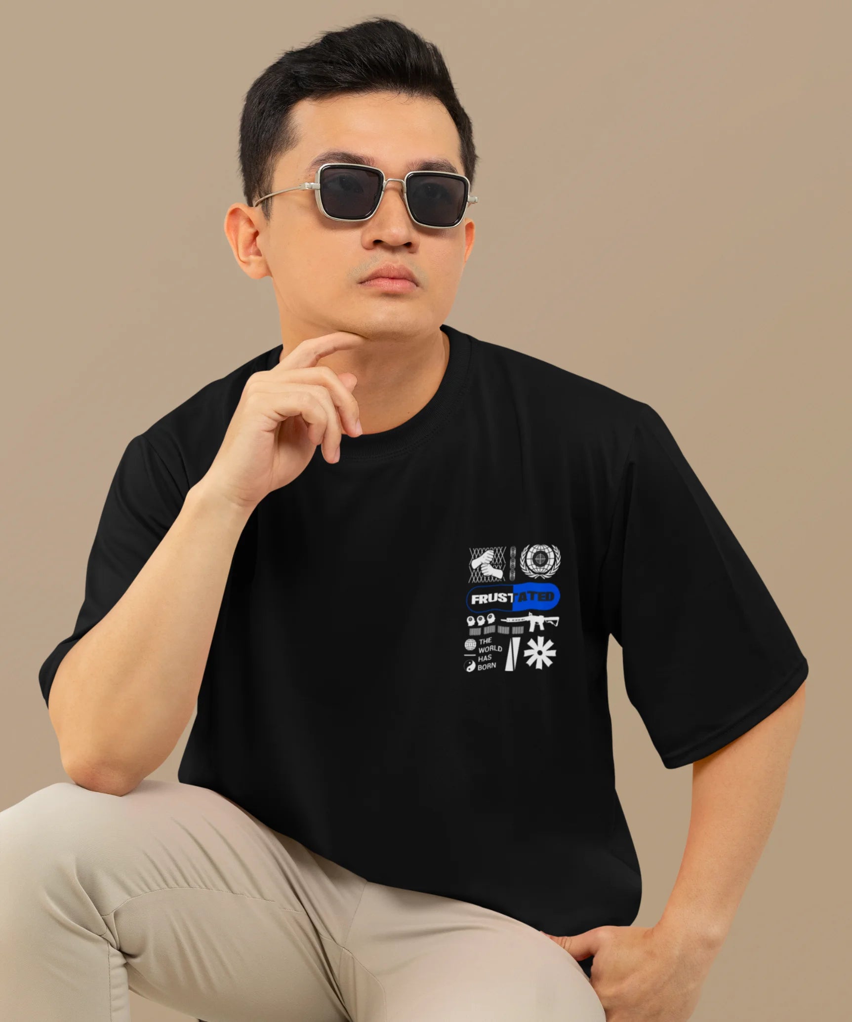 Frustated Oversized T-Shirt.