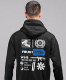 Frustrated World Graphic Hoodie.