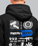 Frustrated World Graphic Hoodie.