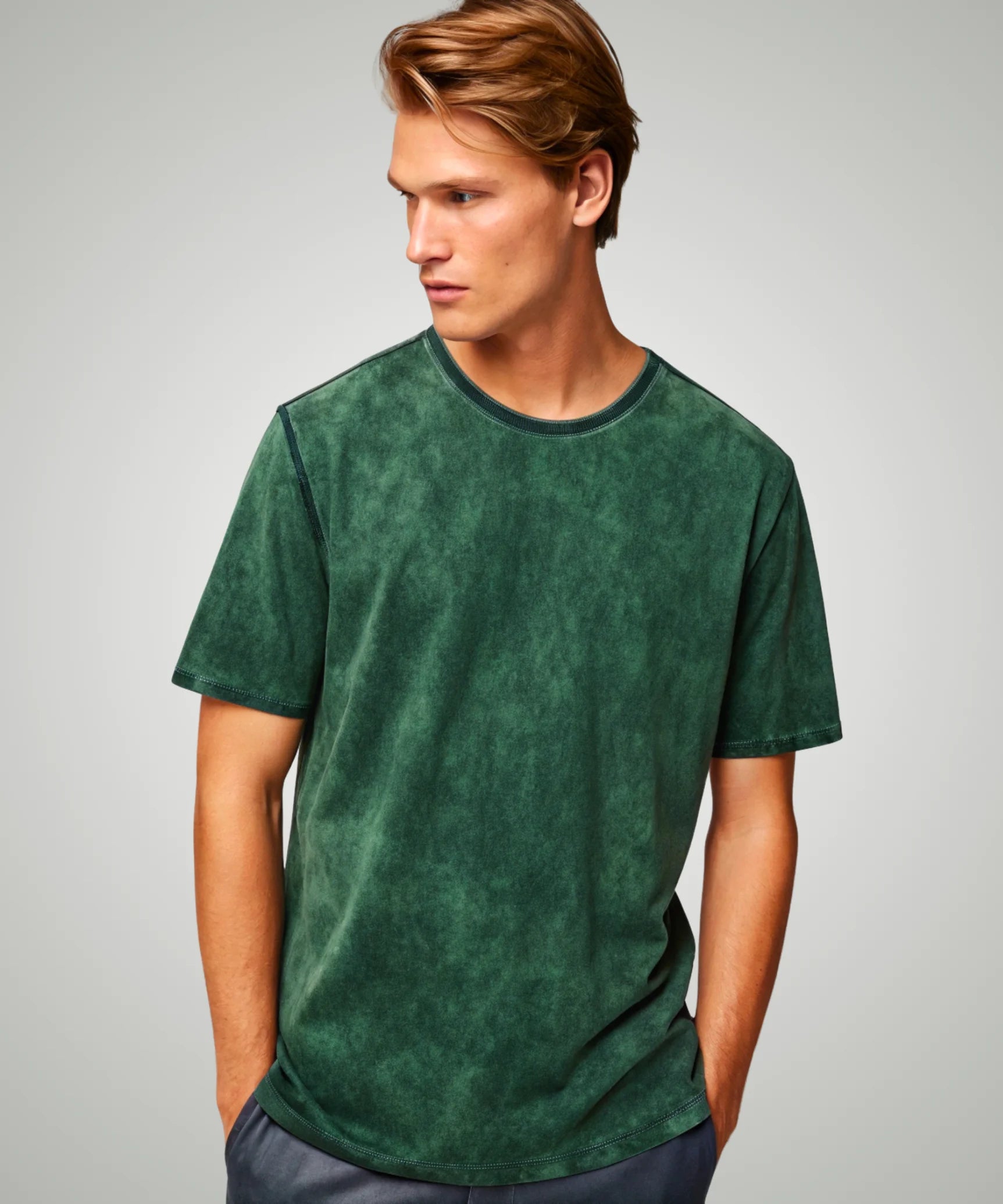 Green Acid Wash Oversized T-Shirt.