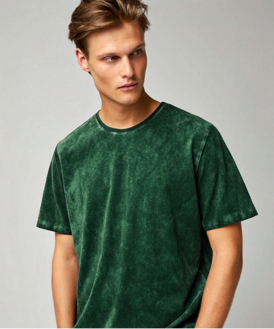 Green Acid Wash Oversized T-Shirt.