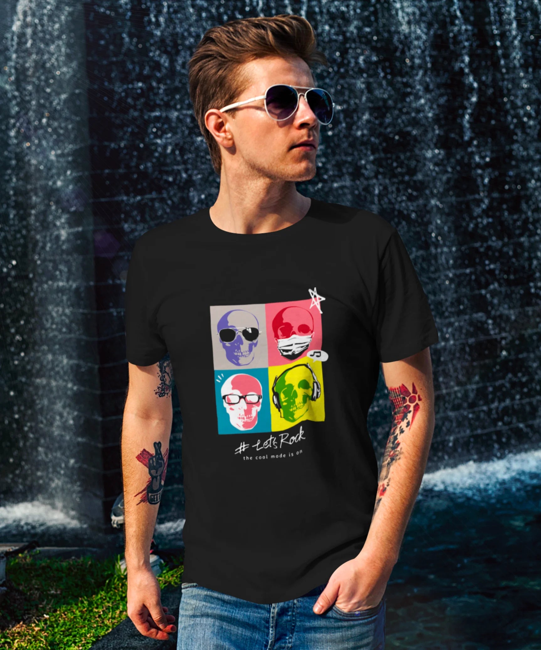 Lets Rock Graphic T-Shirt.