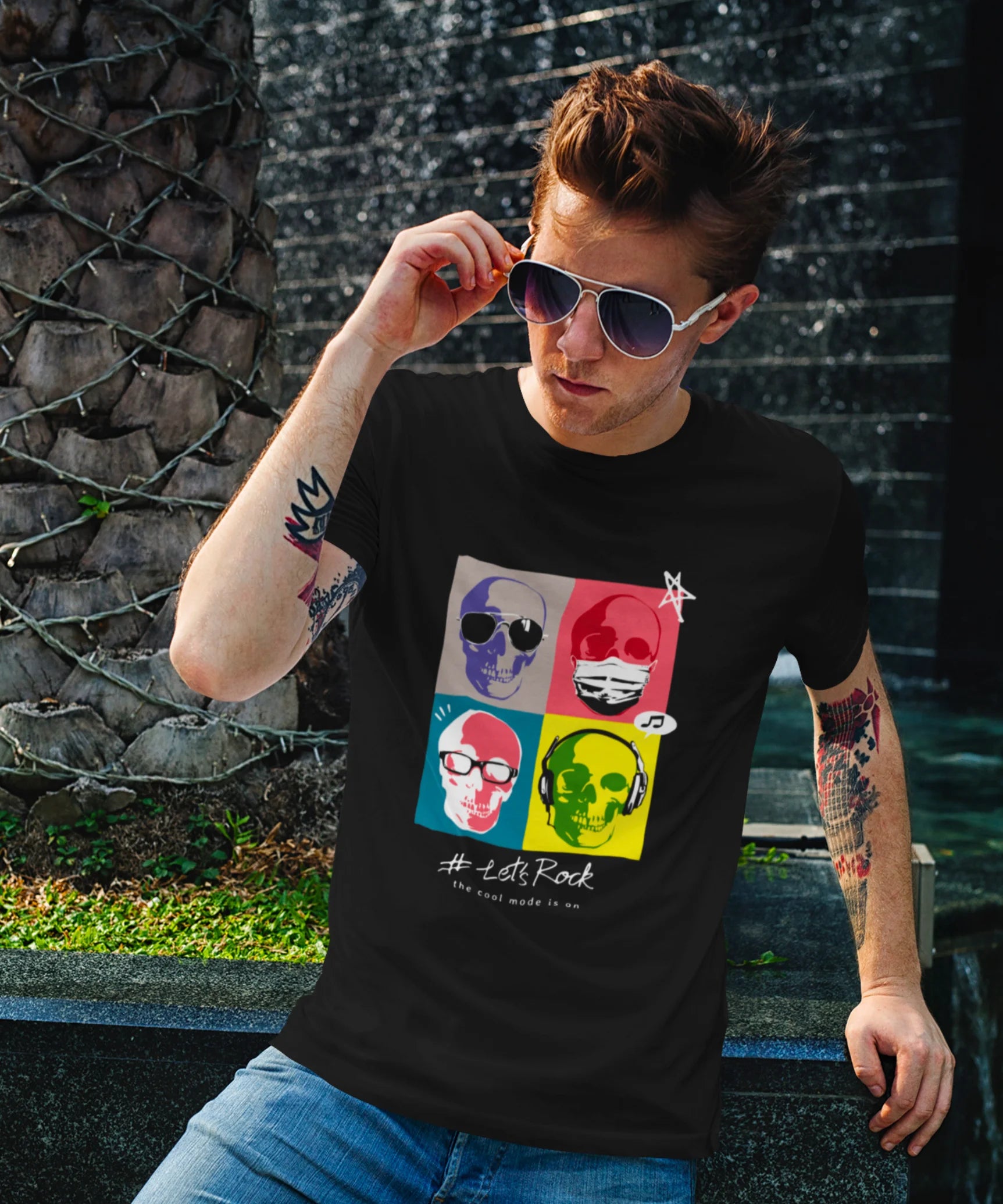 Lets Rock Graphic T-Shirt.