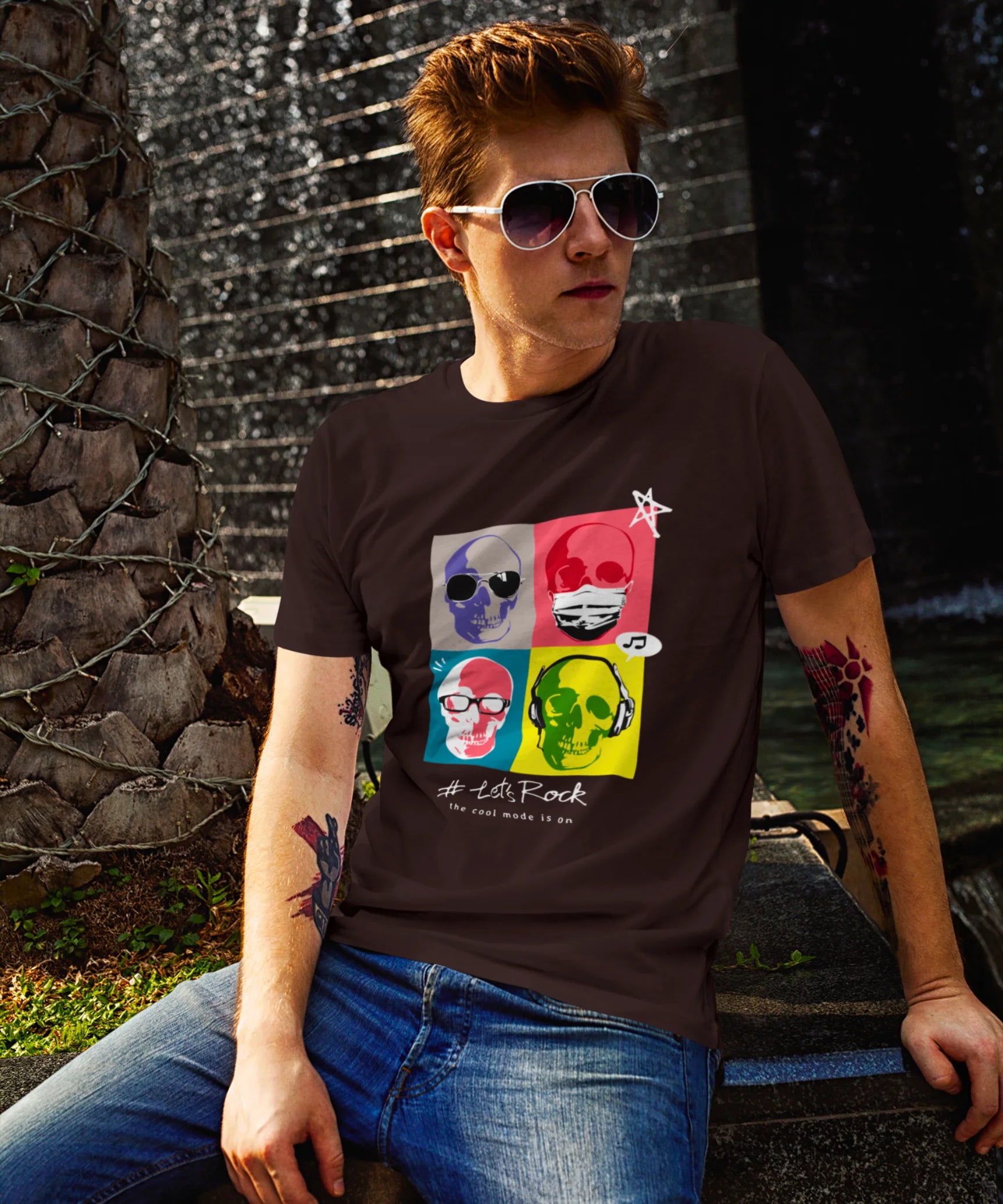 Lets Rock Graphic T-Shirt.