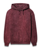 Maroon Acid Wash Hoodie.