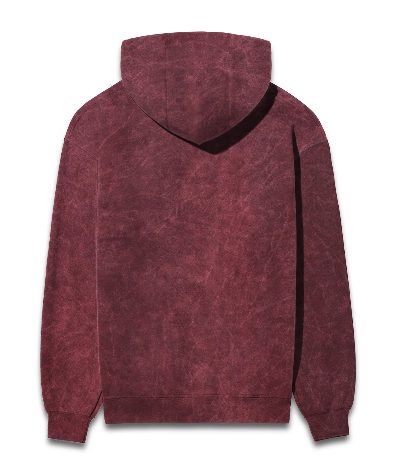 Maroon Acid Wash Hoodie.