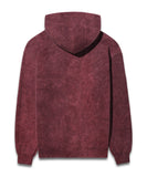 Maroon Acid Wash Hoodie.