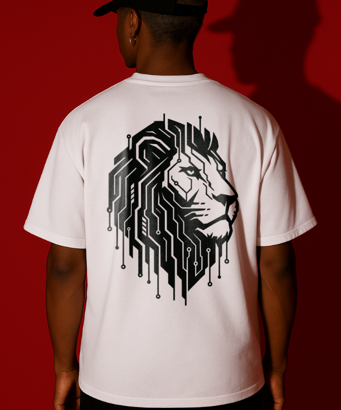 Mecha Roar Oversized T-shirt.