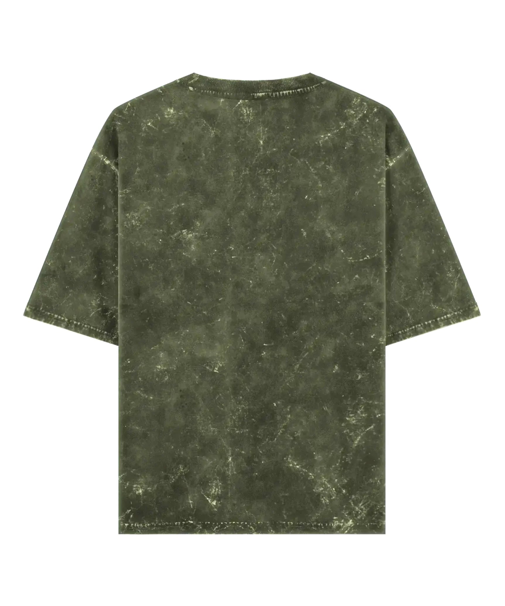 Olive Acid Wash Oversized T-Shirt.