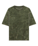 Olive Acid Wash Oversized T-Shirt.