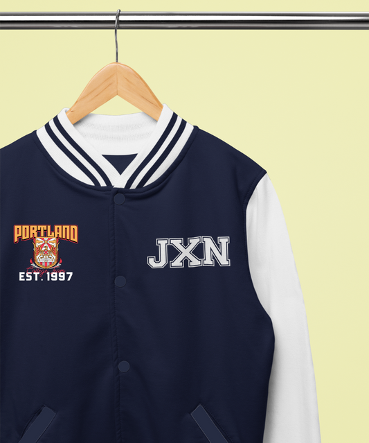 Portland College Varsity Jacket.