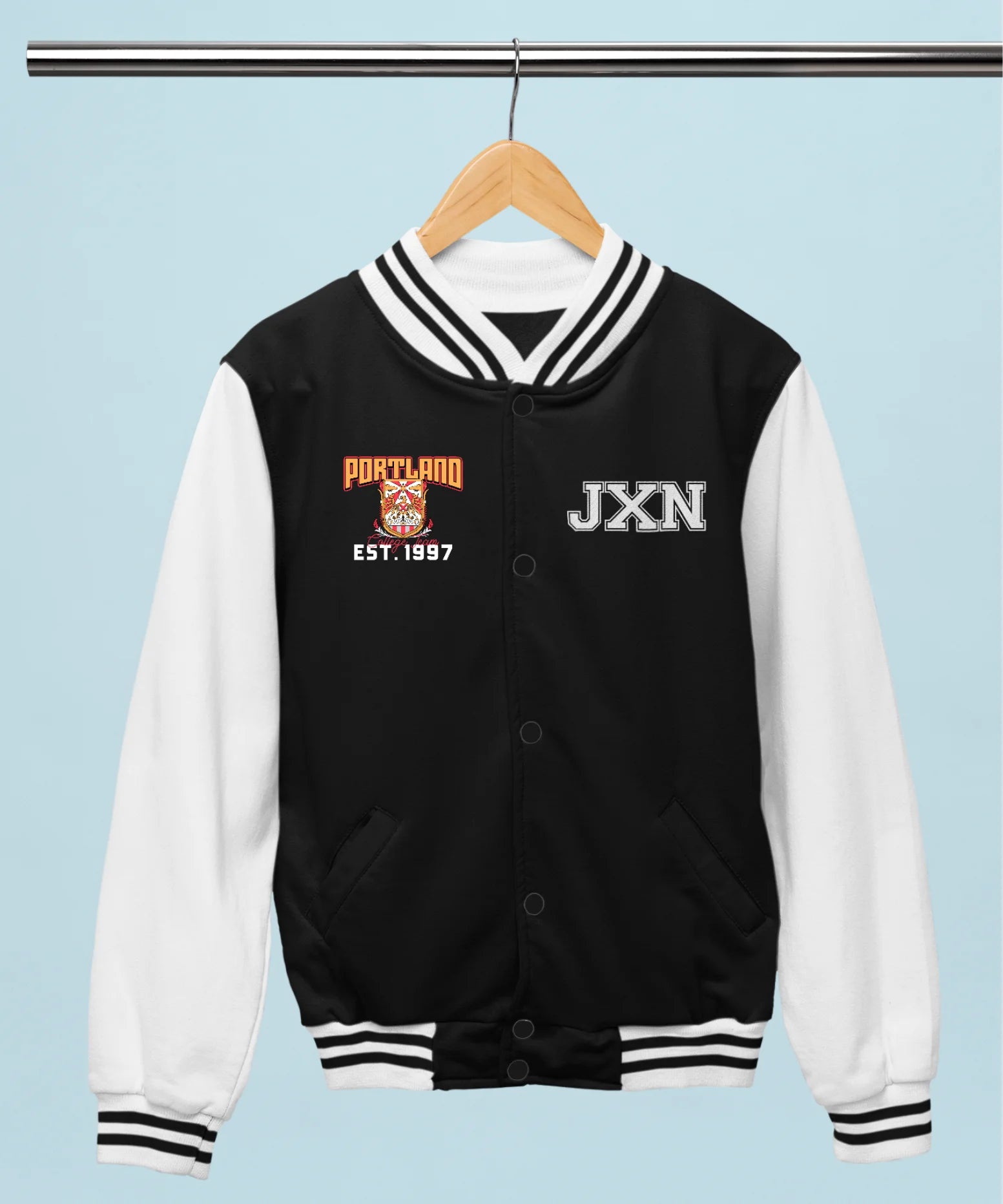 Portland College Varsity Jacket.