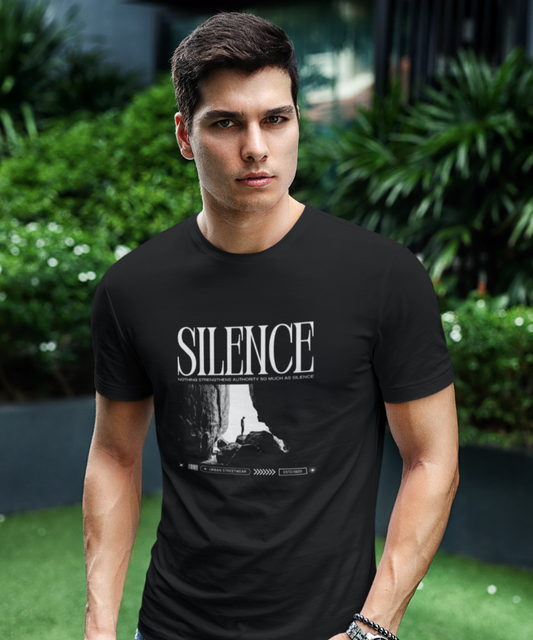 Silence Graphic T-Shirt.