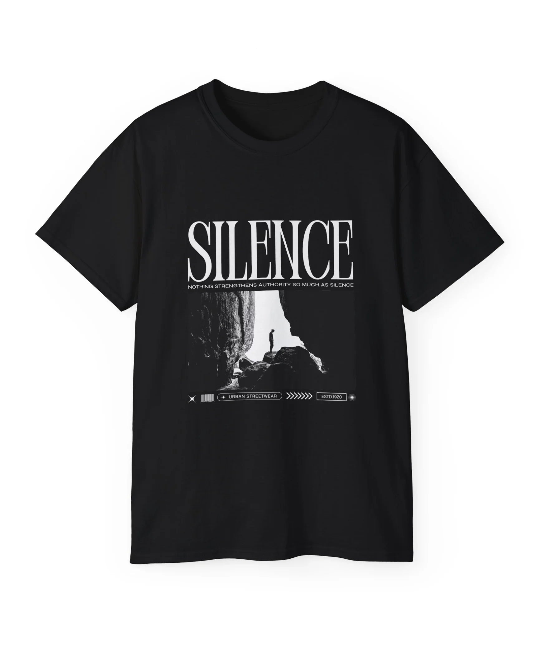Silence Graphic T-Shirt.