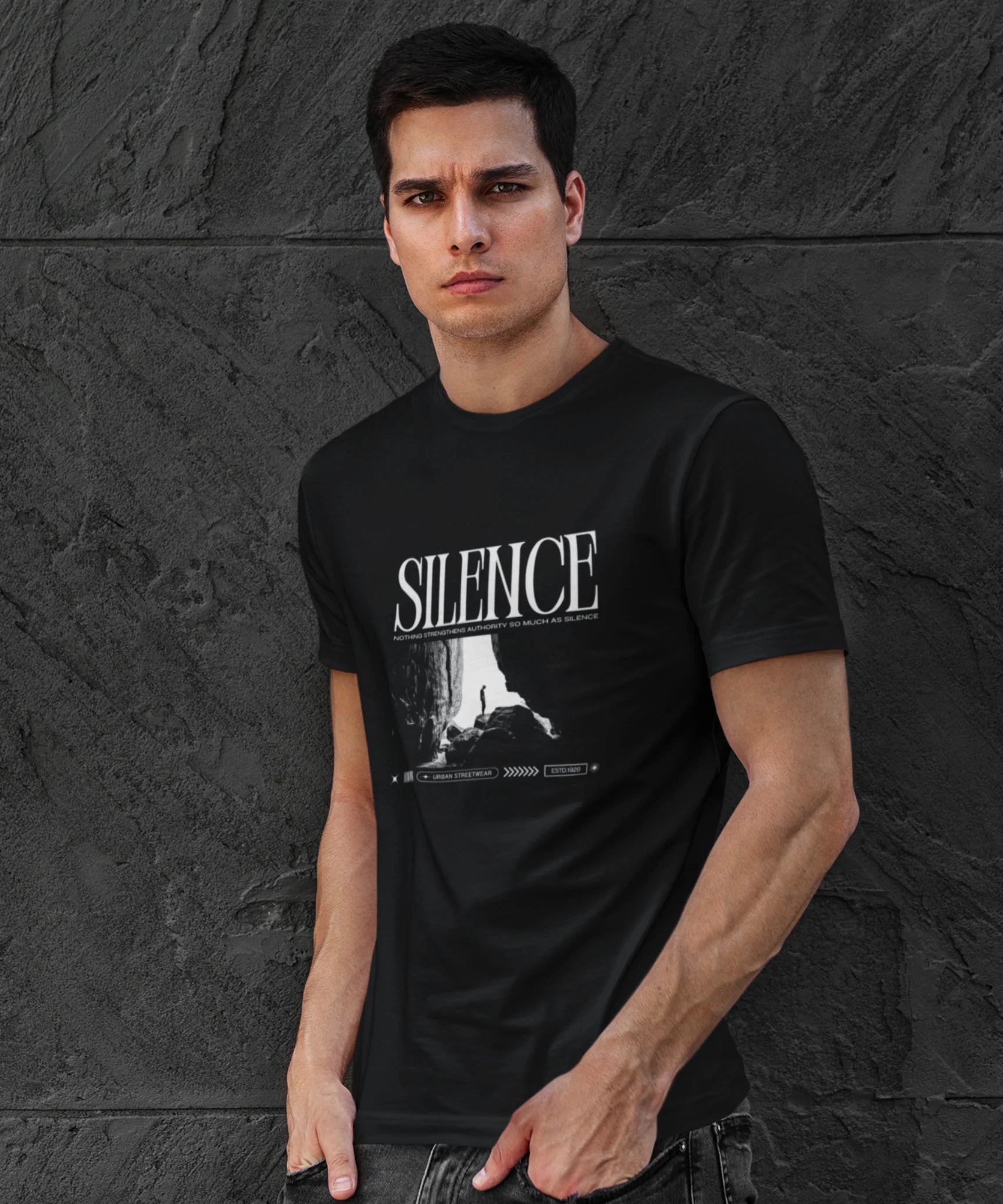 Silence Graphic T-Shirt.